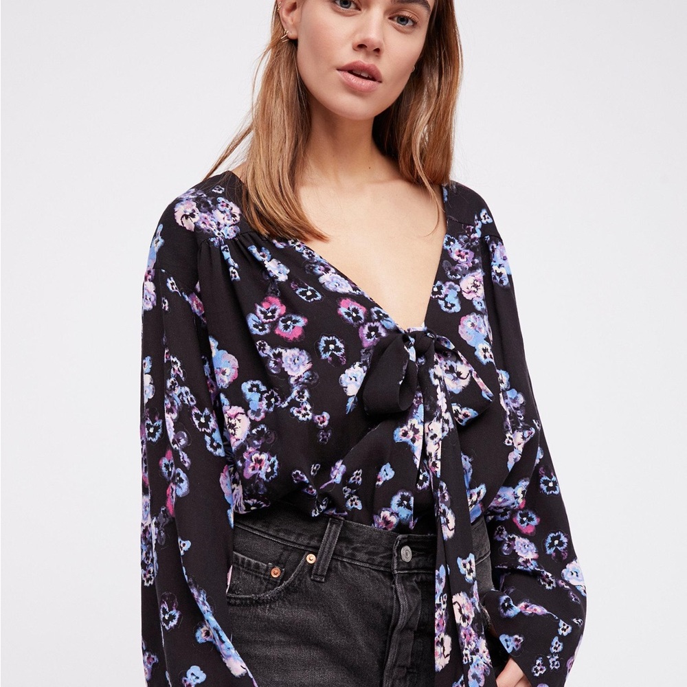 Women's Black Forties Feels Printed Bodysuit